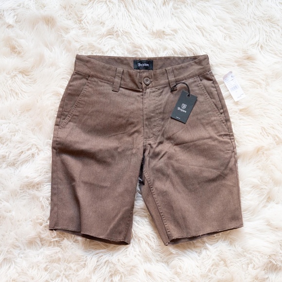 Brixton Other - Brixton Toile II Chino Shorts in Heather Brown
